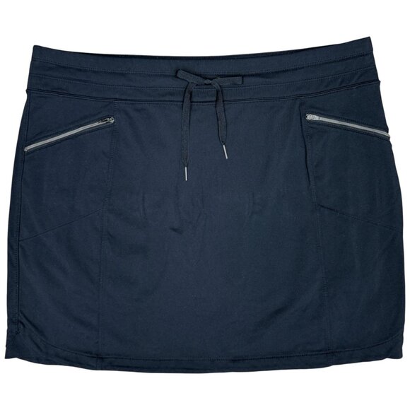 EUC Women's ATHLETA Metro Skort A-Line Mini Skirt Black | Size XLT - Picture 2 of 9